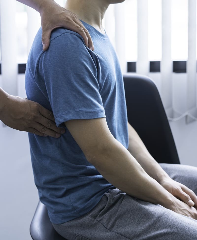 Fisioterapia para lesión de hombro